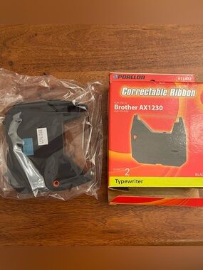 ONE Porelon #11402 Correctable Typewriter Ribbon For Brother AX1230 “AS IS”